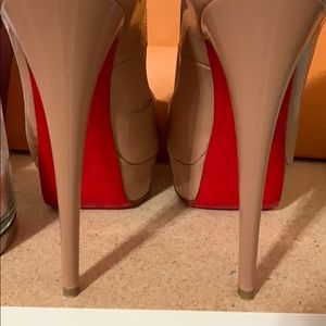 christian louboutin open toe